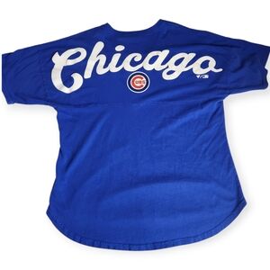 Fanatics Blue Chicago Cubs Short Sleeve Tee